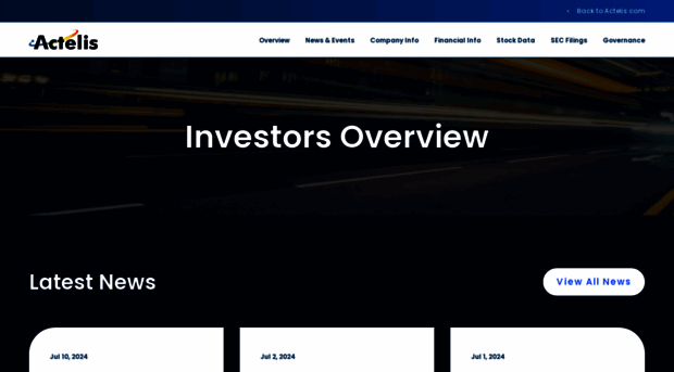 ir.actelis.com